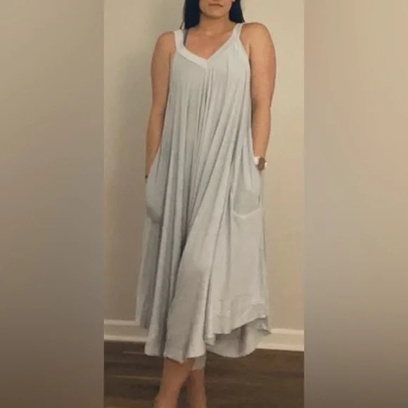 Free People Seven Stars Onesie in Boardwalk Blue!